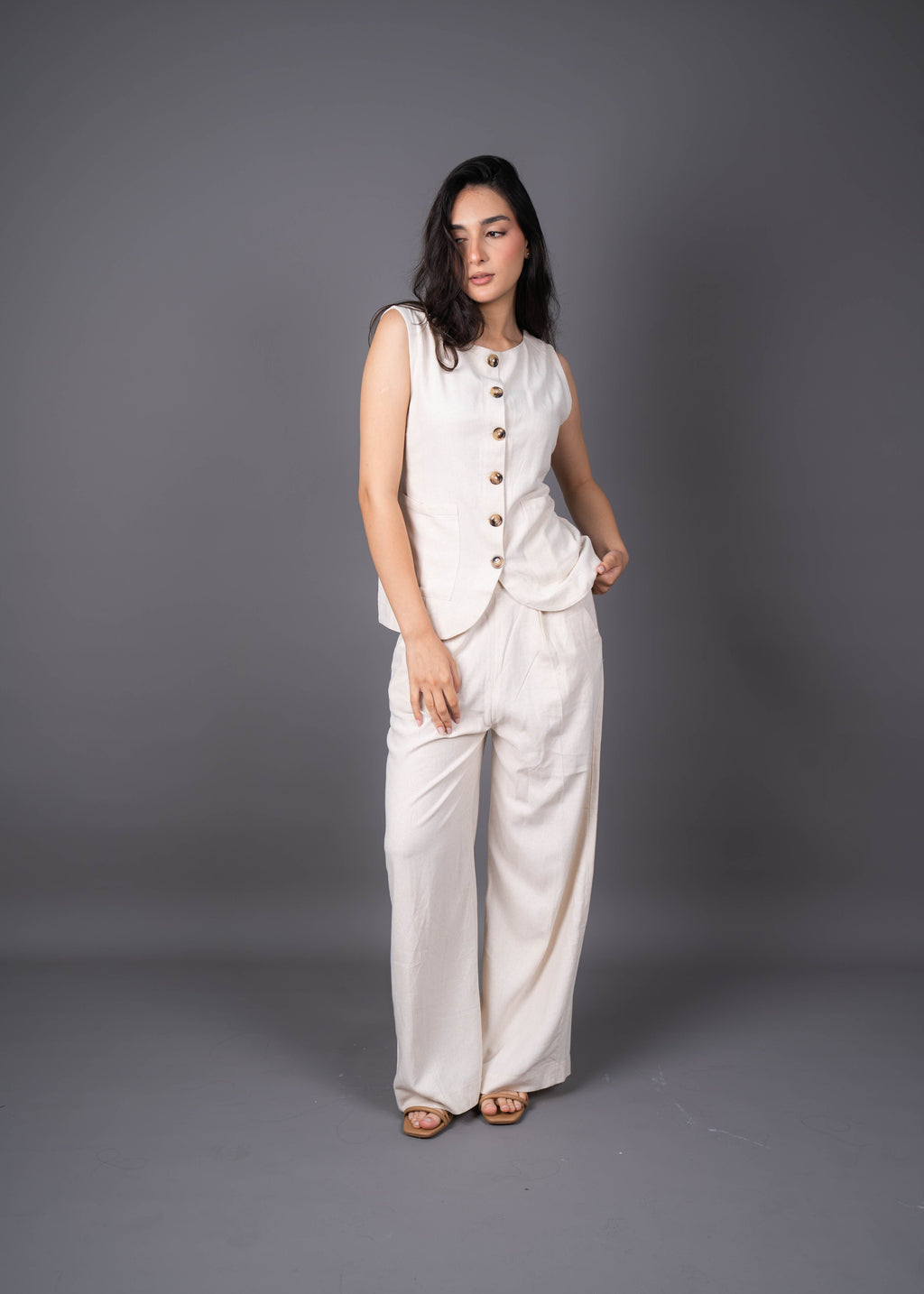 AIRE LINEN TROUSER