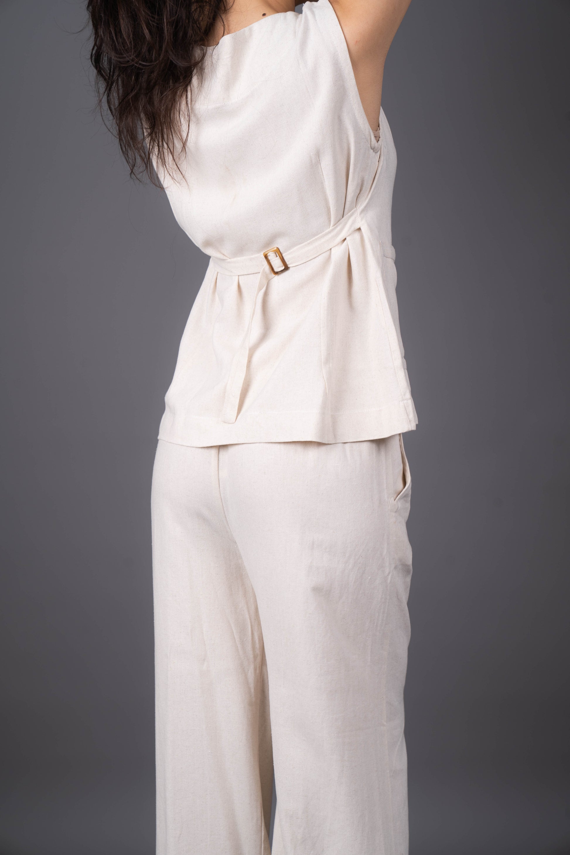 AIRE LINEN WAISTCOAT