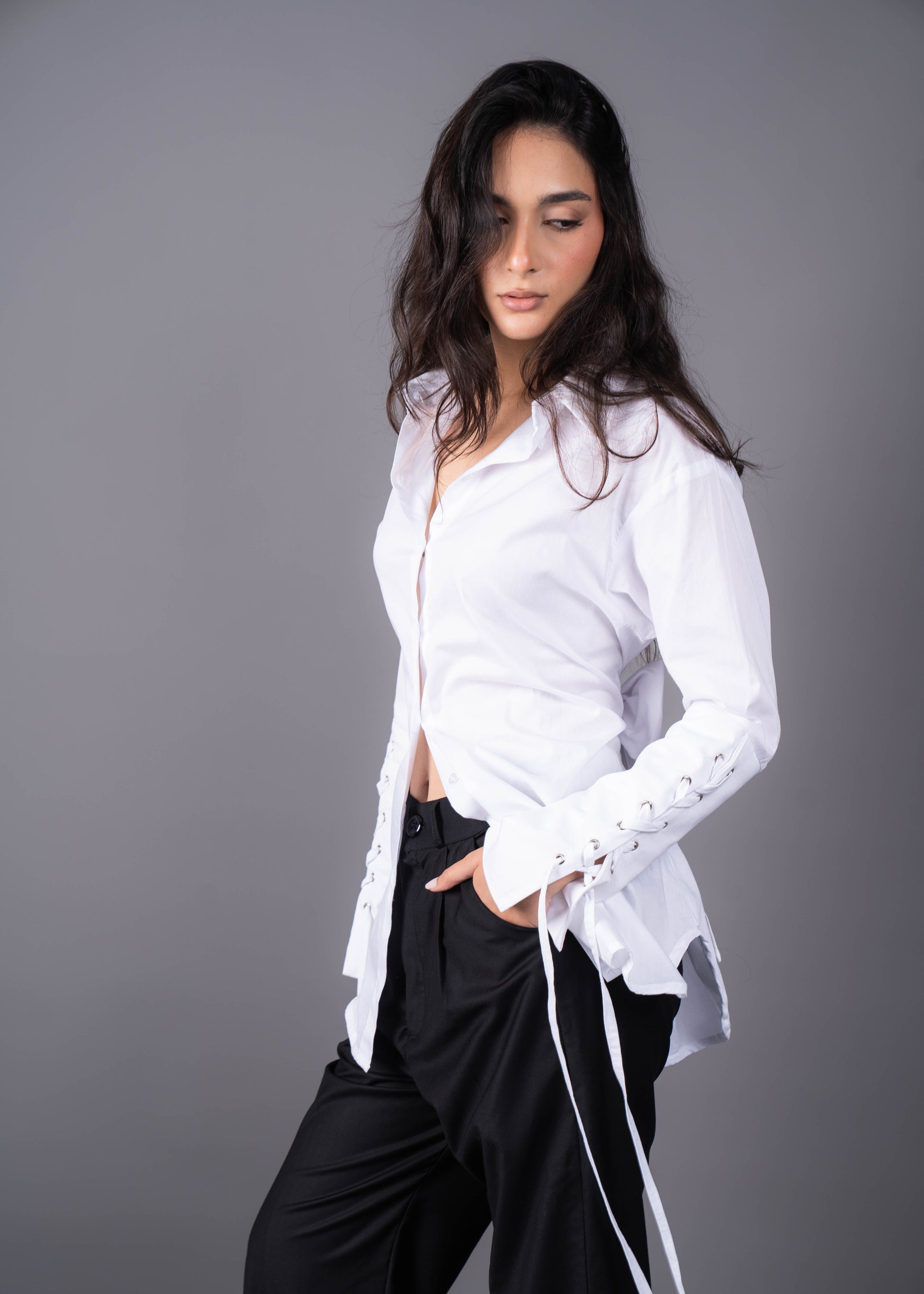 STRAY WHITE SHIRT