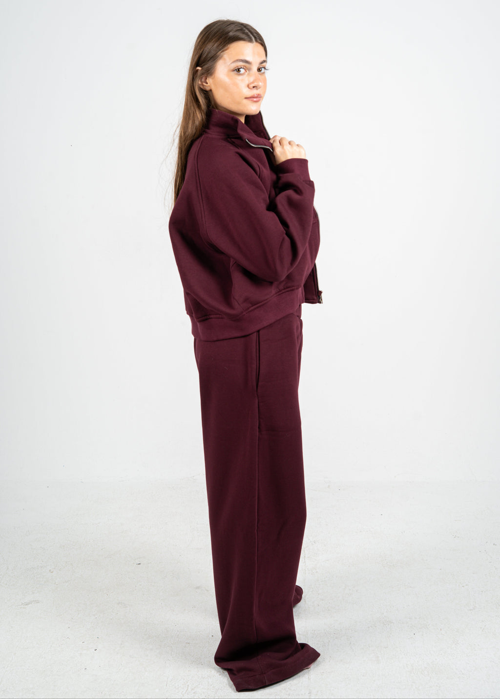 AURA BURGUNDY TRACKSUIT