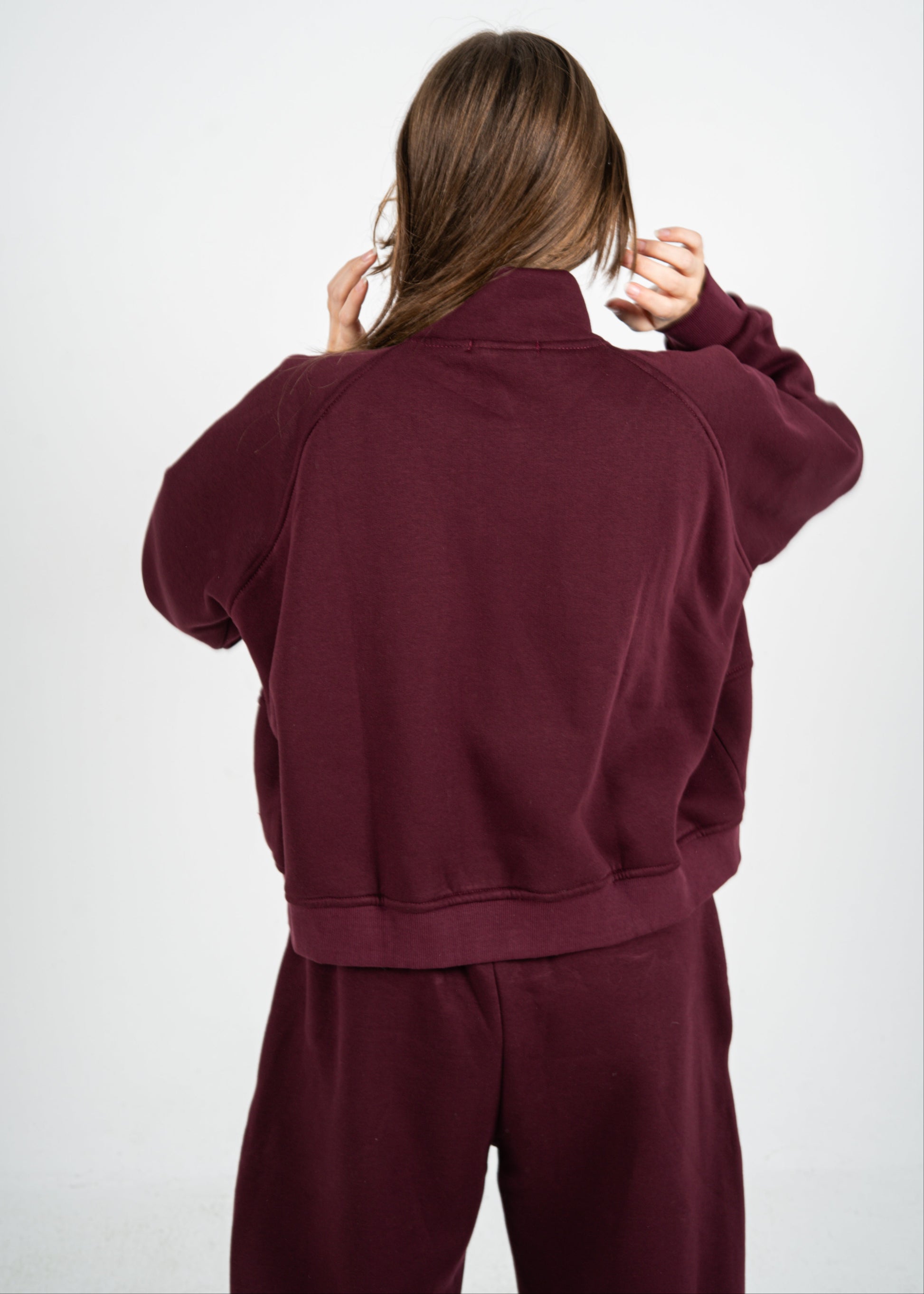 AURA BURGUNDY TRACKSUIT